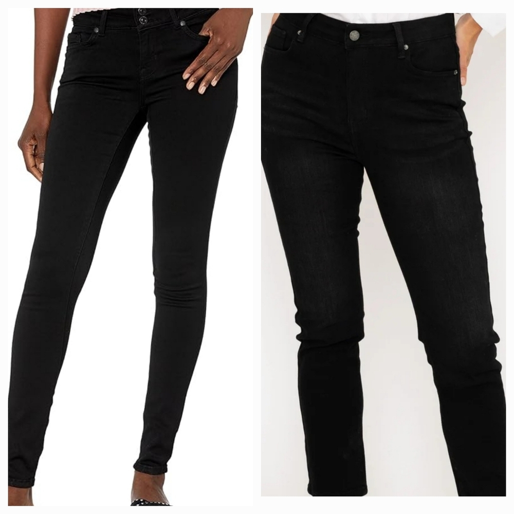 Bundle Of 2 Women's Black Jeans Skinny/Jeggings